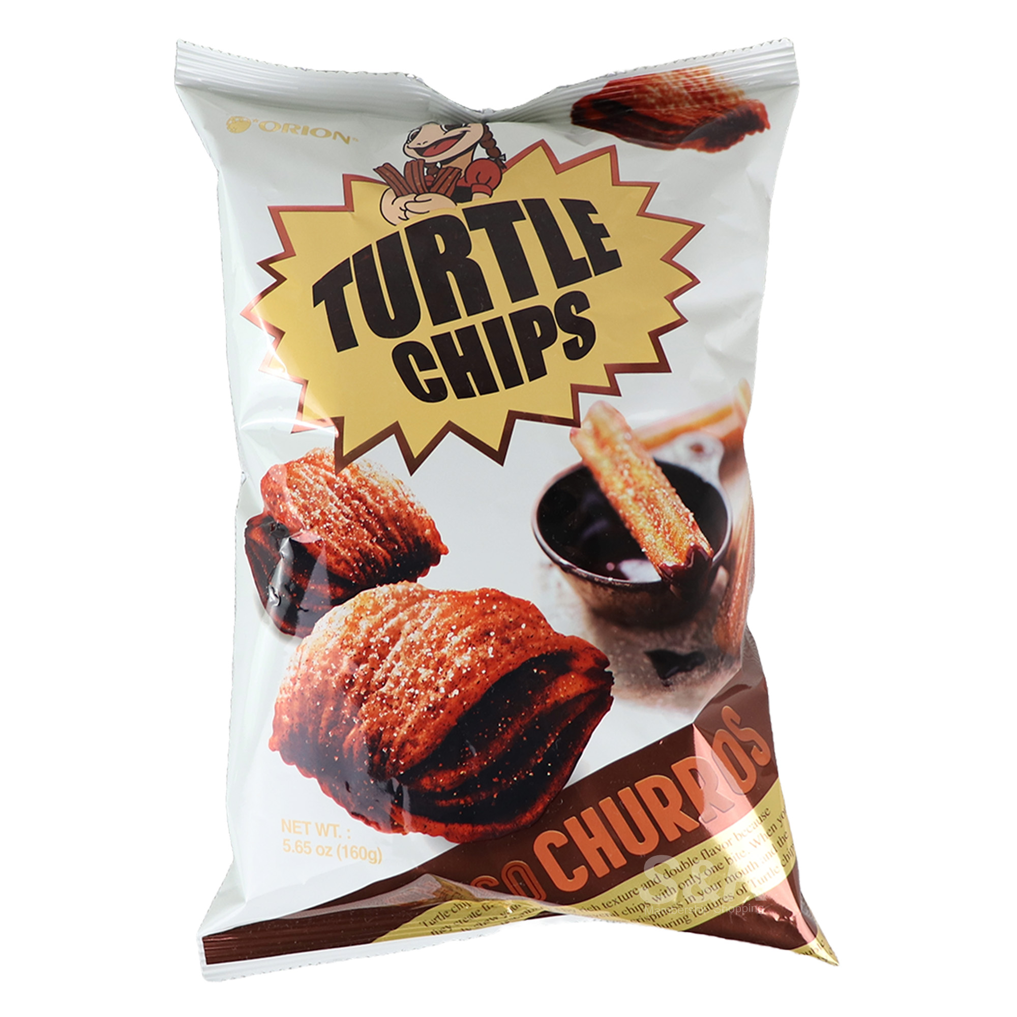 Orion Turtle Chips Truffle Choco Churros Flavor 160g Orion Turtle Chips Truffle Choco Churros Flavor 160g